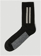 Rick Owens - Logo Intarsia Socks in Black