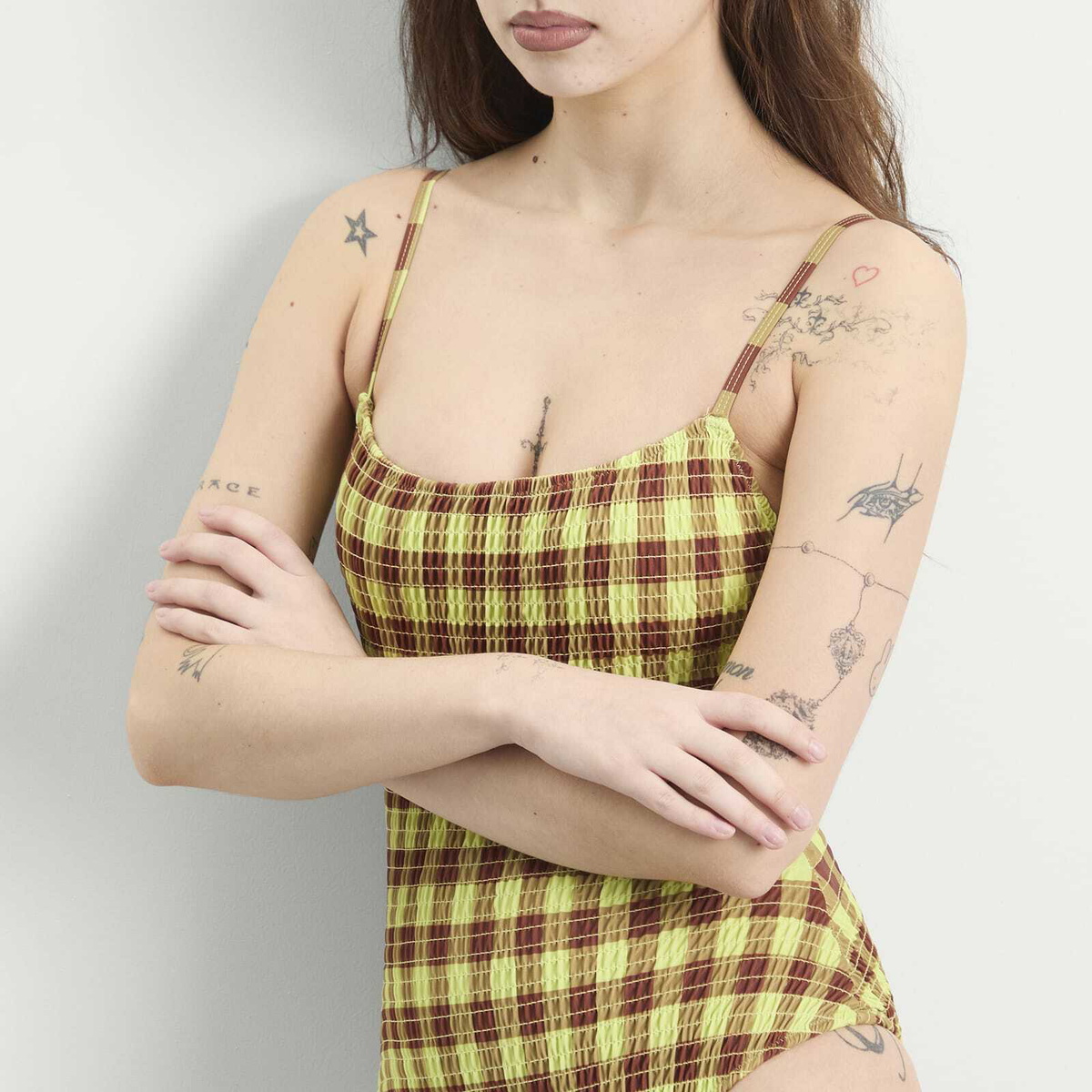 Damson Madder Women's Lilibet Swimsuit in Green