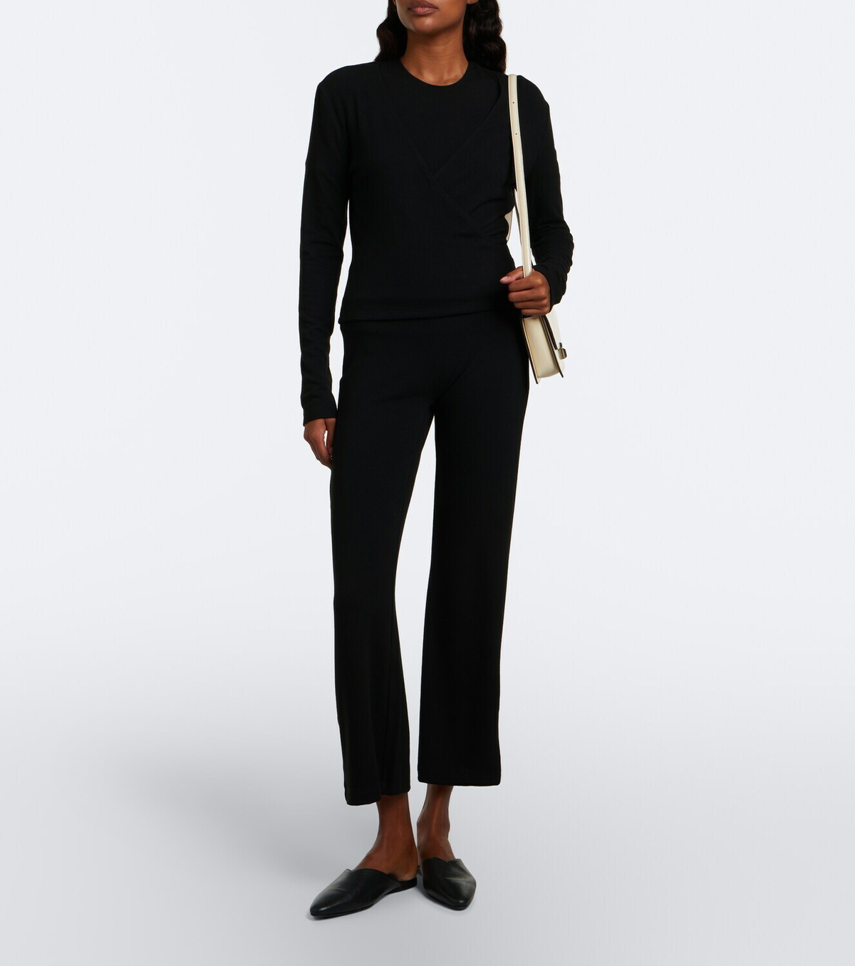 Leset Lauren jersey wrap top