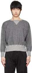 Taiga Takahashi Grey Cotton Sweatshirt