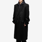 Balenciaga Men's Runway Wool Deconstructed Coat in Black
