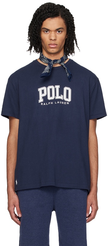 Photo: Polo Ralph Lauren Navy Graphic T-Shirt