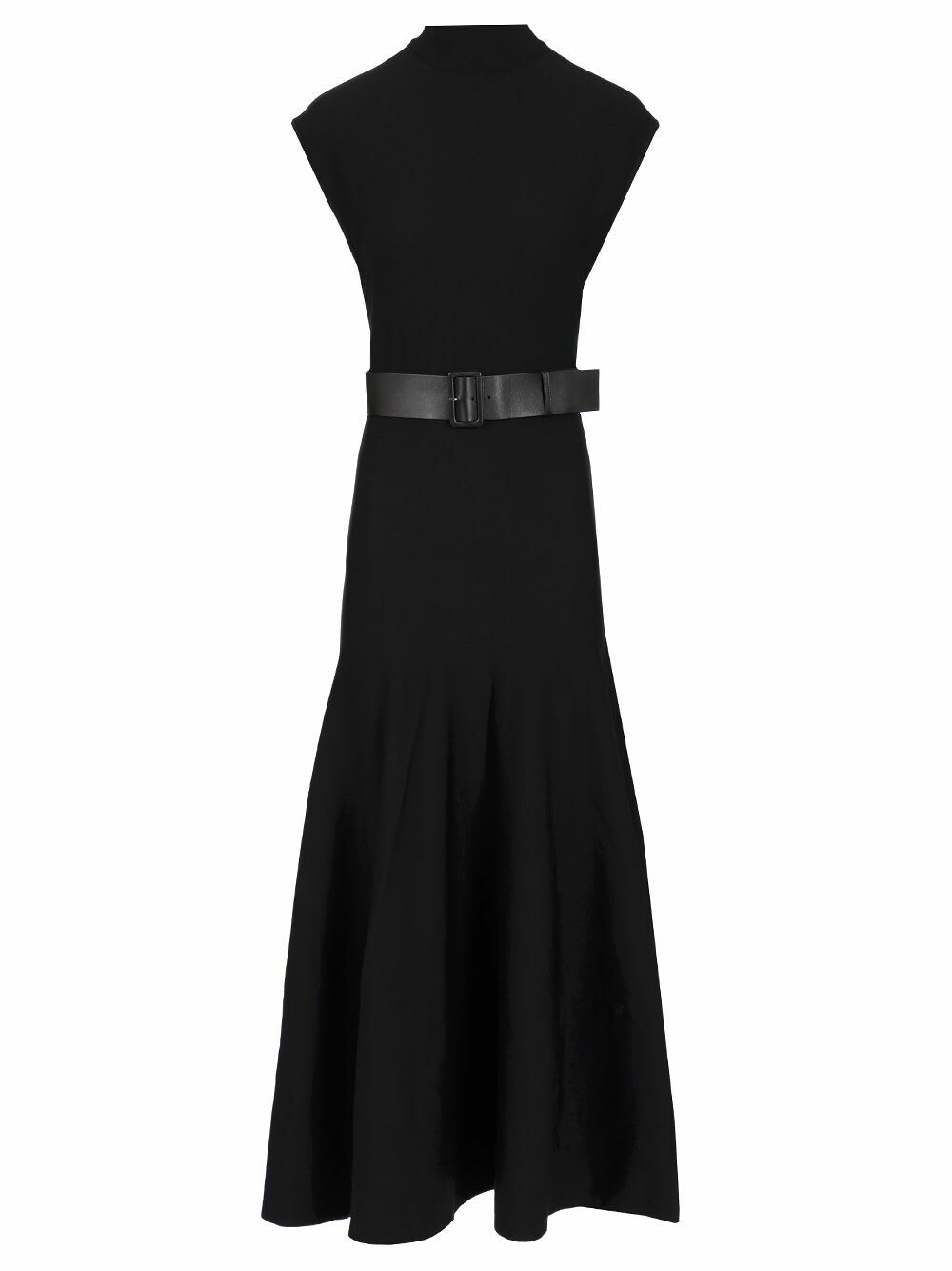 Alaïa Draped Asymmetric Silk-blend Midi Dress White ALAÏA