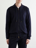 Paul Smith - Lyocell-Blend Zip-Up Hoodie - Blue