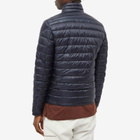 Moncler Men's Daniel Tricolour Zip Down Jacket in Navy
