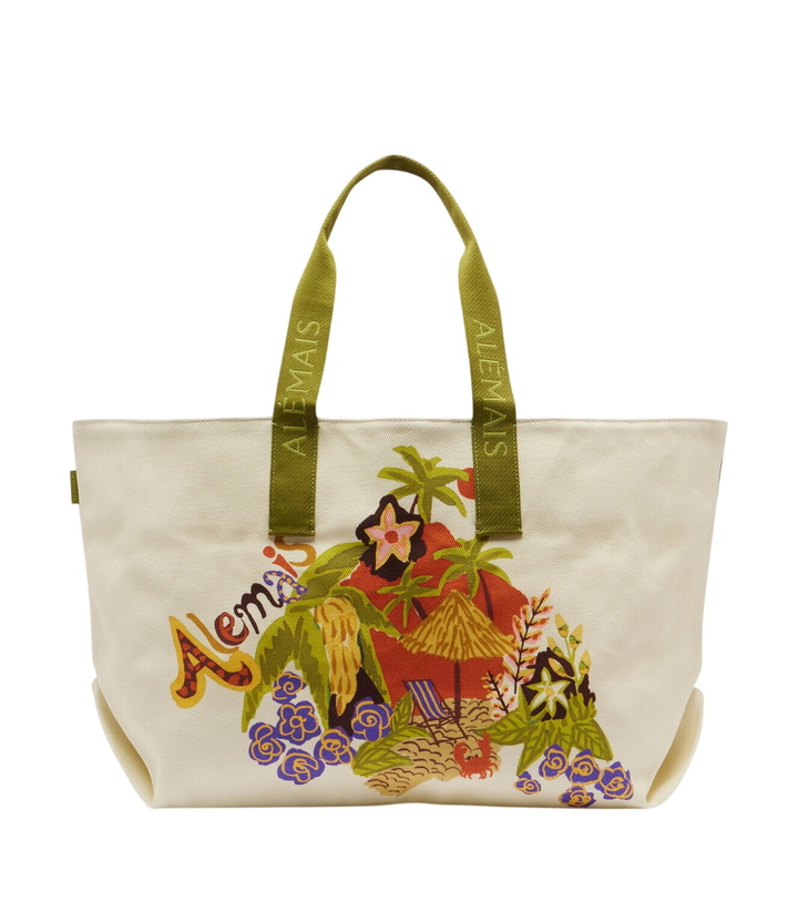 Photo: Alémais Island Cove printed cotton canvas tote bag