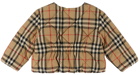 Burberry Baby Beige Vintage Check Jacket