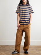 Carhartt WIP - Leone Striped Cotton-Jersey T-Shirt - Brown