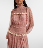 Dolce&Gabbana Floral silk and cotton chiffon gown
