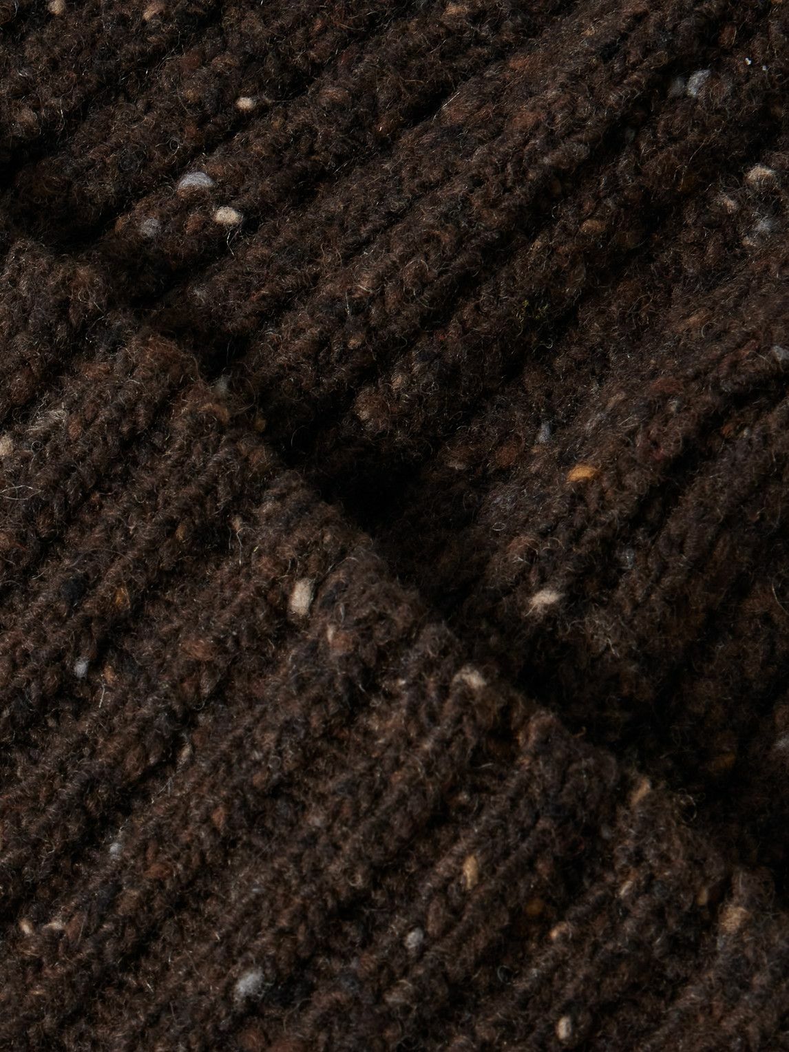 Donegal Merino Wool Beanie Hat Natural main image 1