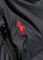 Polo Ralph Lauren Padded Hooded Nylon Jacket Black