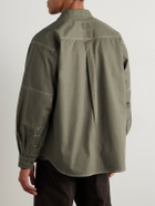Story mfg. - Organic Cotton-Twill Shirt - Brown