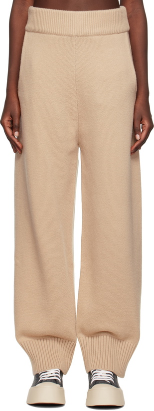 Photo: Trunk Project Beige Wide-Leg Lounge Pants