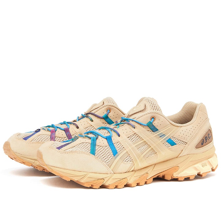 Photo: Asics x A.P.C. Gel Sonoma 15-50 Sneakers in Tan