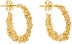 Veneda Carter Gold Small VC003 Open Hoop Earrings