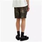 Wild Things Men's Camp Shorts in Olive Nature Mosaic