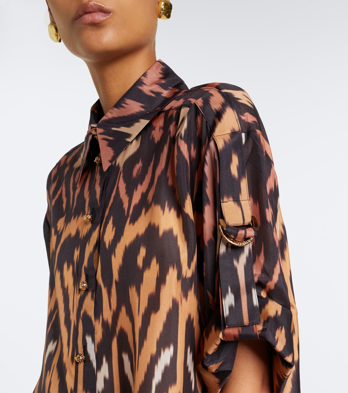 Zimmermann Aster printed silk habutai shirt