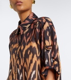 Zimmermann Aster printed silk habutai shirt