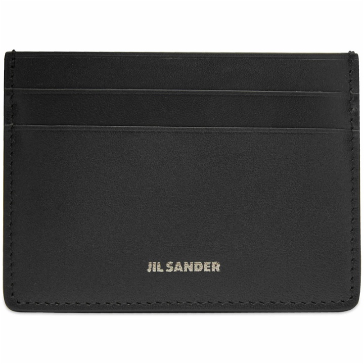 Photo: Jil Sander Men's Leather Card Holder in Black
