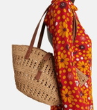 Saint Laurent Panier Small raffia tote