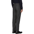 Ralph Lauren Purple Label Grey Flannel Solid Trousers