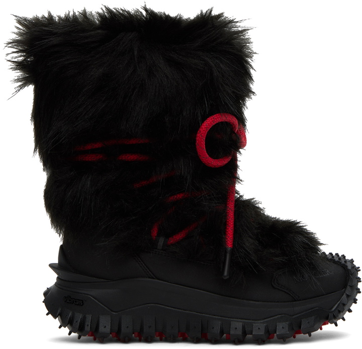 Photo: Moncler Grenoble Black Trailgrip Apres High Boots