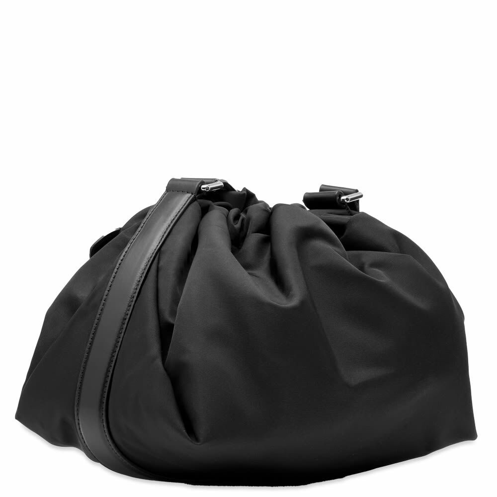 Alexander McQueen Women's Ball Bundle Small Graffiti Logo Bag in Black/White