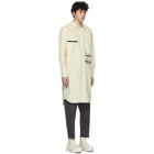 Jil Sander Off-White Printed Flyer Long Shirt