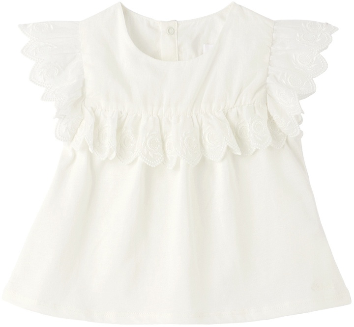 Photo: Chloé Baby Off-White Cotton Blouse
