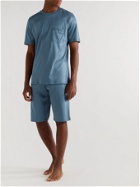 Zimmerli - Sea Island Cotton-Jersey Pyjama Shorts - Blue
