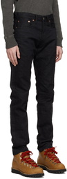 RRL Black Slim-Fit Jeans