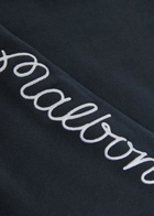 Malbon Clubhouse Logo Cotton Sweatpants Navy