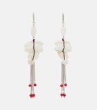 Isabel Marant Halsey embellished drop earrings