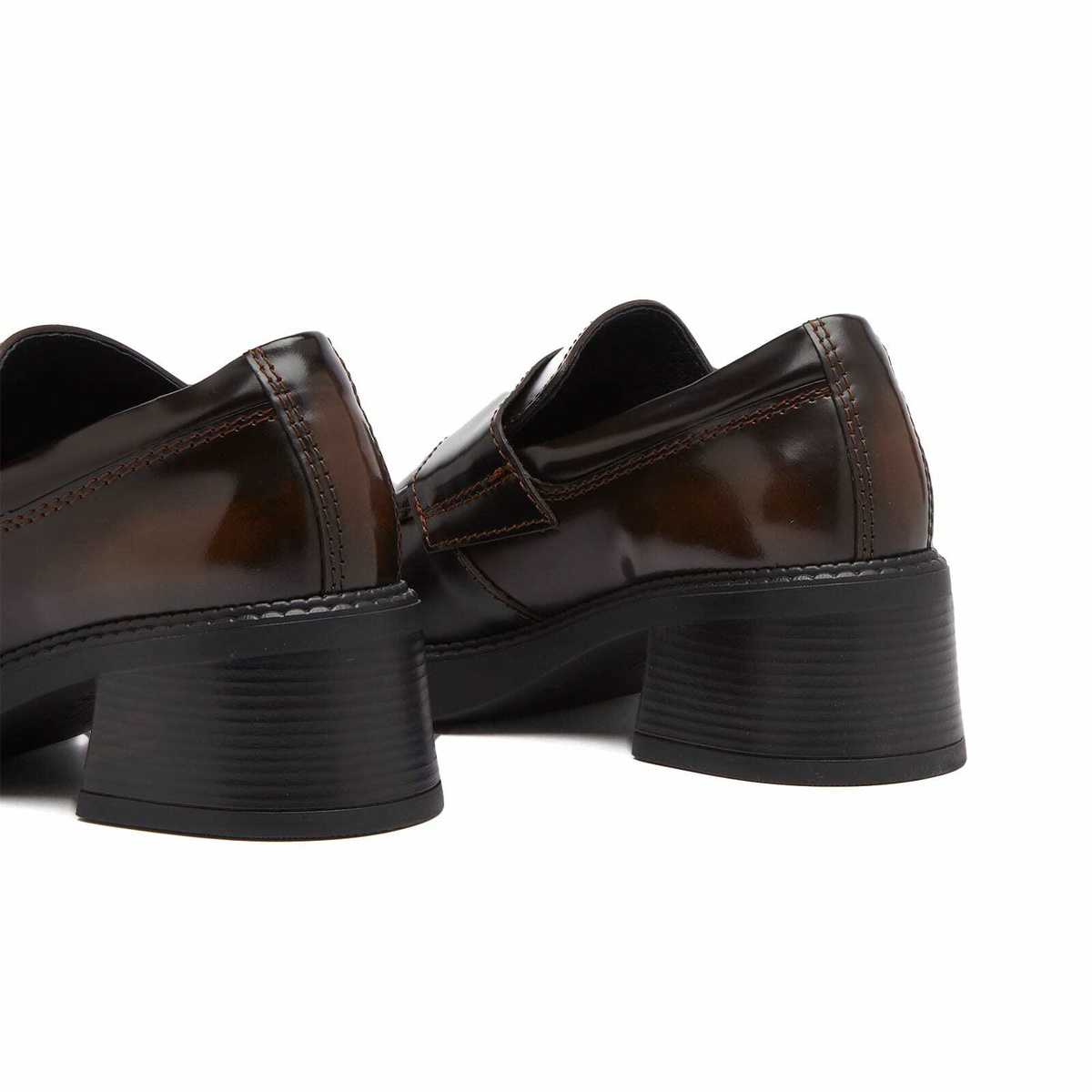 【Miista】ブラウン Karina ローファー Karina Black Brown Loafers | Miista