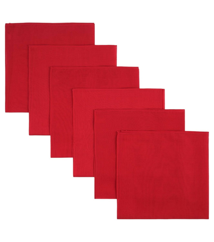 Photo: Lisa Corti Set of 6 cotton napkins