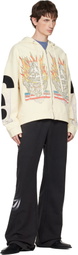 Who Decides War Off-White Engulfed Memories Zip Up Hoodie
