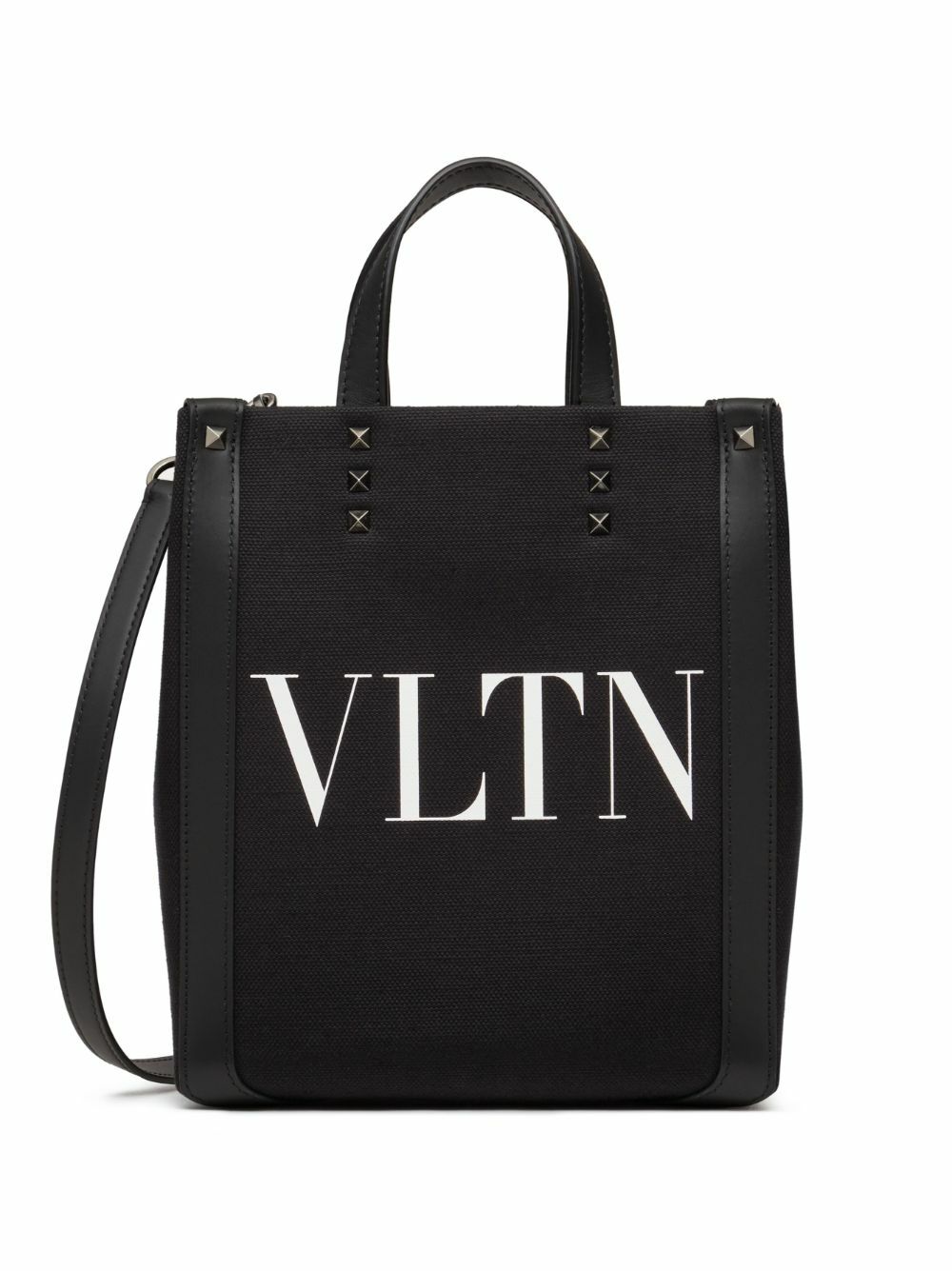 VALENTINO トートバッグ VLTN VALENTINO GARAVANI - Vltn Mini Canvas Tote Bag Valentino Garavani