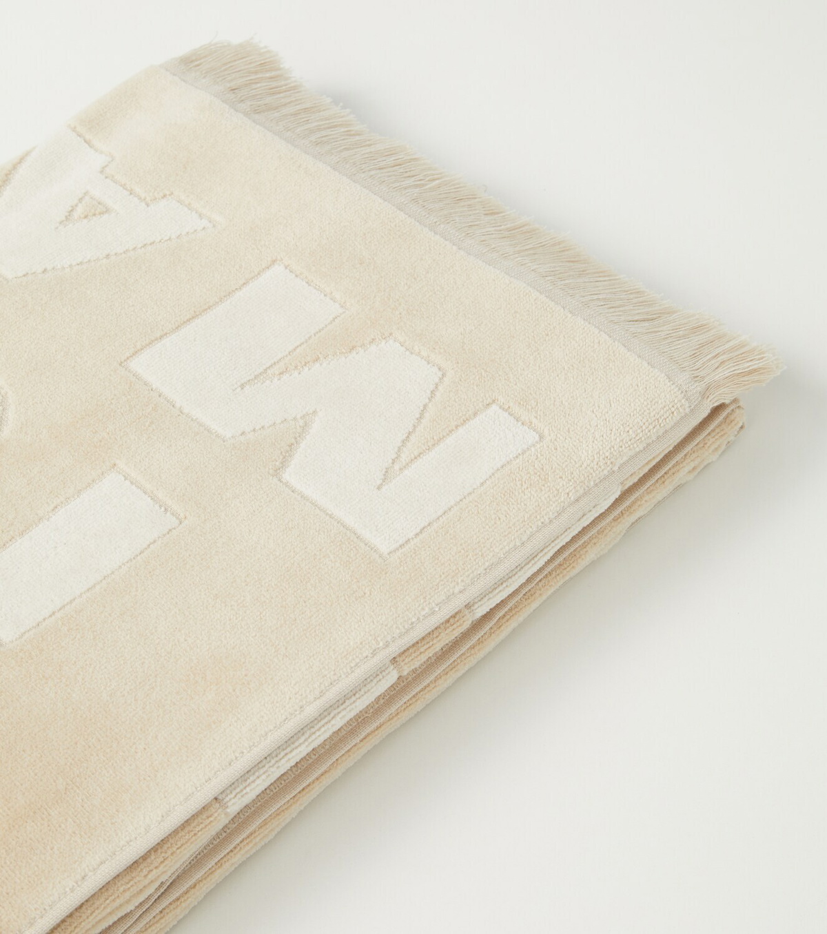 【送料&関税込】Isabel Marant Beach Towel With Logo Isabel Marant - Logo cotton terry beach towel Isabel Marant