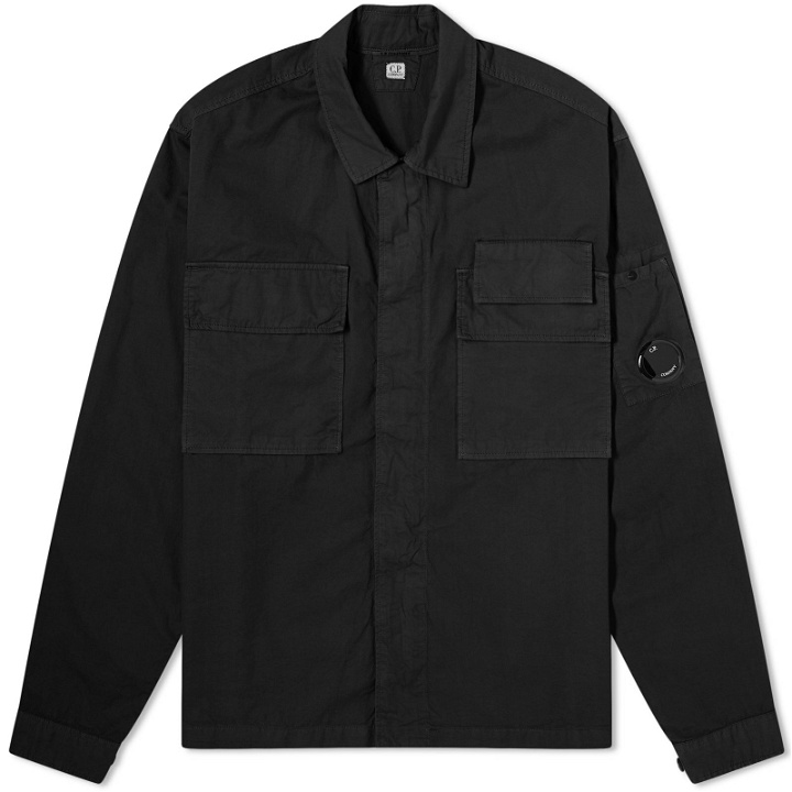 Photo: C.P. Company Men's Gabardine Shirt in Black