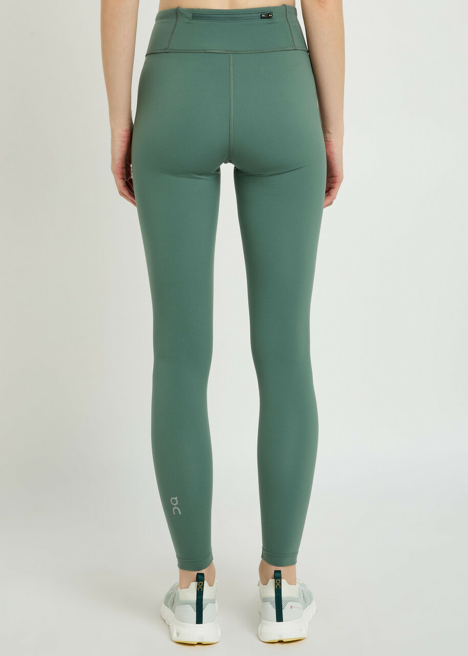 ON Core Logo Stretch-jersey Leggings Olive