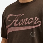Honor the Gift Men's Holiday Script T-Shirt in Black