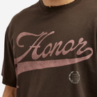 Honor the Gift Men's Holiday Script T-Shirt in Black
