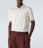 Dolce&Gabbana DG silk polo shirt