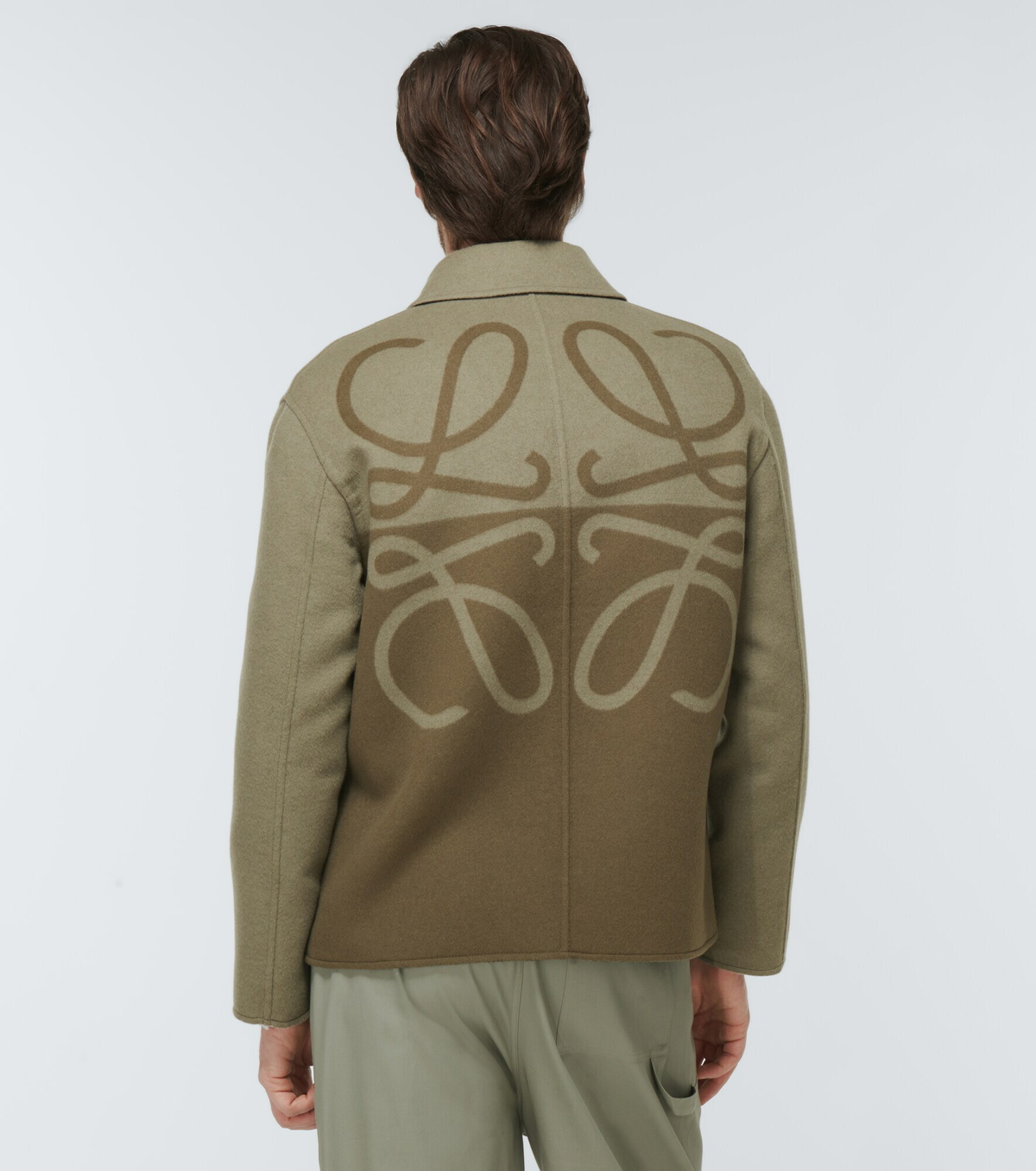 Loewe - Reversible Anagram wool-blend jacket Loewe