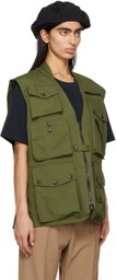NEEDLES Khaki Field Vest