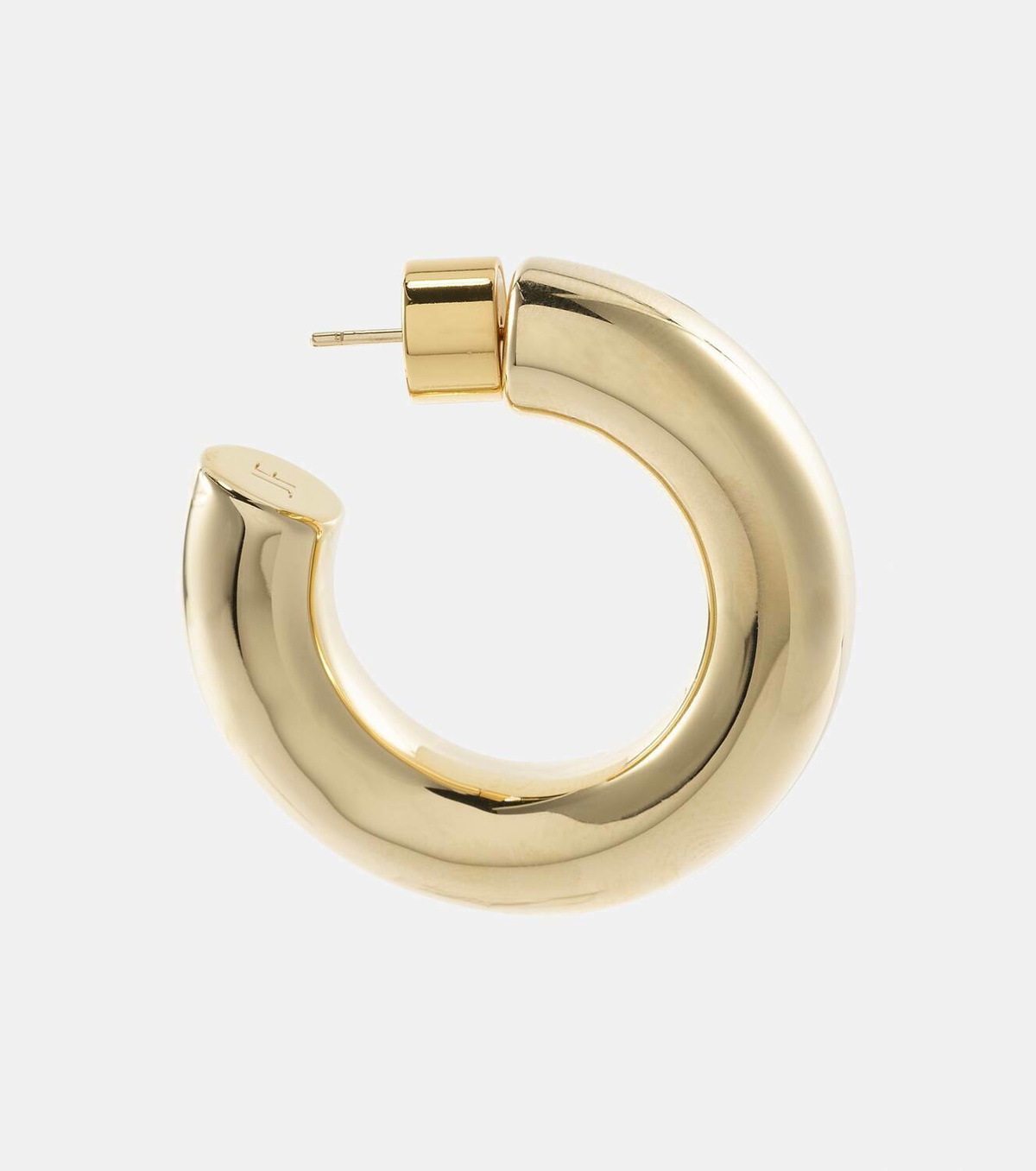 10kt gold-plated hoop earrings