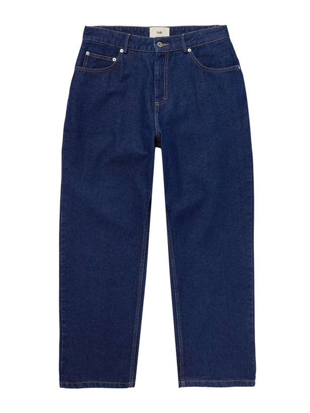 Photo: Folk - Barrel-Leg Jeans - Blue