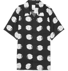 visvim - Camp-Collar Printed Silk and Cotton-Blend Shirt - Men - Black