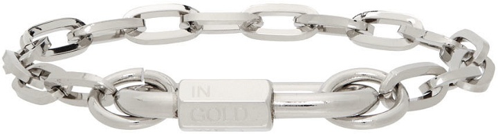 Photo: IN GOLD WE TRUST PARIS Silver Chain Bracelet