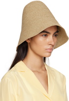 Totême Tan Paper Straw Beach Hat
